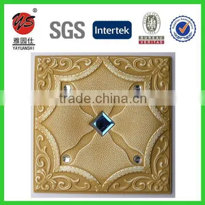 Home Decorative PU Faux 3D Leather Wall Panel 40x40cm thumbnail-4