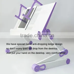 Portable Folding Innovation Plastic Joint Table Purple or Green Color Computer Table Design thumbnail-1