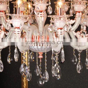 Vintage Zinc Alloy & Glass Bowl Chandelier & Pendant Lighting thumbnail-5