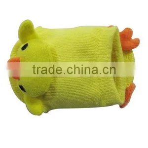 Small Yellow Duck 3D Baby Socks thumbnail-1