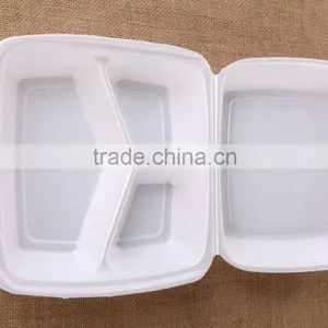 Foam Takeaway Food Container Three Lattice thumbnail-1