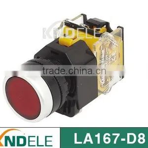 Flat Momentary Push Button Led Switch,silver Contact Grade A D8-11D,NO+NC thumbnail-1