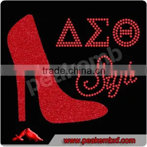 2015 Hot Sale High Heel ZOB Style Iron On Transfer Motif Custom Design thumbnail-3