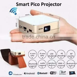 4 Core Cpu Build in Speakers Dlp Link 3d Home Theater 4K Full hd 3d Led Projector thumbnail-1