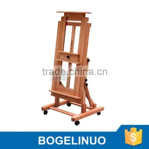 in Stock 60*65*142(300)cm Beech Wood Big Master Art Easel thumbnail-1