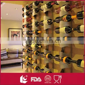 Household Wholesale Multifunctional Stainless Steel Wine Rack Wall Mount thumbnail-1