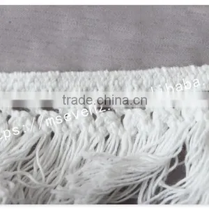 Customized Color 3.5cm Width Polyester Water Soluble Fringe Lace Trim for Gament thumbnail-4