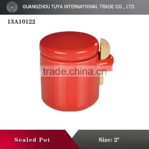 Wholesale Green/red/gray Color Soup Tureen With Lid thumbnail-1