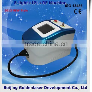 2013 Cheapest Price Beauty Equipment E-light+IPL+RF Vertical Machine Cosmetic Medical Treatment Bikini Hair Removal thumbnail-1
