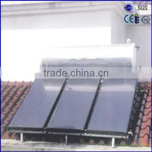 300L Blue Titanium Flat Panel Solar Water Heater thumbnail-1