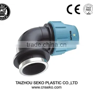 pe pp Compression Fittings/pn16 Female Threaded Elbow for Water Supply Compression Pipe Fittings thumbnail-1