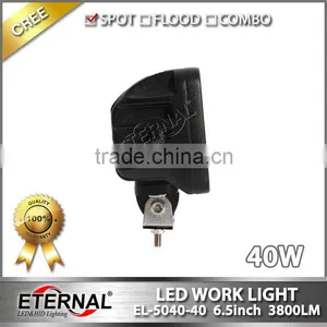 6.5in 40W High Power Offroad Motorcycle ATV UTV SUV Driving Light for Truck Trailer Tractor Harvester Agriculture Equipments thumbnail-3