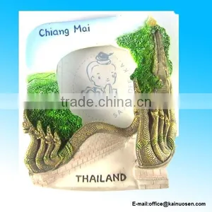 Photo Frame Chiangmai Nagas Step Suthep Hill North Thailand Thai Resin 3d Fridge Manget thumbnail-1