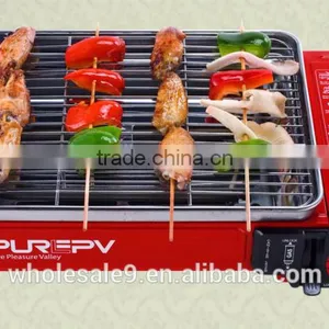 2015 Stainless Steel Portable Gas Bbq Grill for Camping thumbnail-5