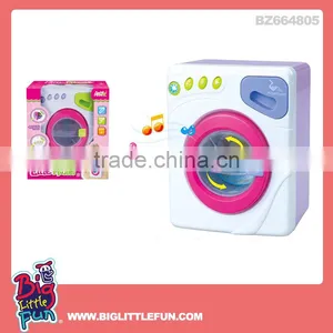 Battery Operated Toy Washing Machine With Light and Music thumbnail-1