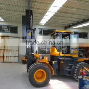 8-12ton Hydrostatic 4WD HONORSUN Rough Terrain Forklift thumbnail-5