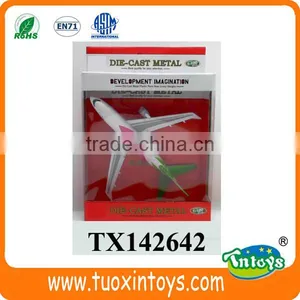 Kids Pull Back Plane With Music & Light 4 Engine A380 Chinese Plane thumbnail-1