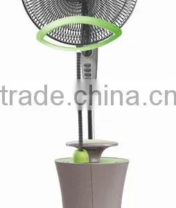 2014 New Fashion 16 Inch Summer Air Cooling Low Noise Electric Water Spray Fan With Powerful Copper Fan Motor Factory thumbnail-1