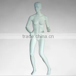 Fashion Fibreglass Running Mannequin Dressmaker Sport Model for Sale thumbnail-6