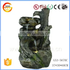 Trade Assurance Shrub Design Polyresin Material Crafts Water Fountain thumbnail-1