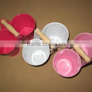 China Imports Home Decor Metal Double Flower Pot thumbnail-1