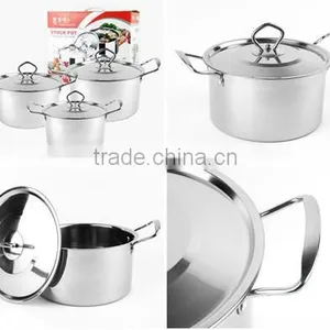 Stainless Steel Pot 3pcs Set thumbnail-1