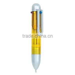 Fashional Multifunction Plastic Ball Pen 6 in 1 Ballpoint Pen thumbnail-2