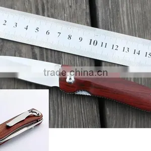 Wooden Camping Folding Fruit Knife With Wooden Handle thumbnail-5