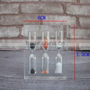 Clear Resin Block Timer Creative Mini 1minute Count Down Timer thumbnail-2