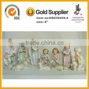 8''h CeramiFinish Indoor Nativity Sets thumbnail-1
