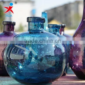 Manufacturers Wholesale Hand Made Glass Vase Art Creative Bubbles Hydroponic Plant Water Bottle of Flower Arranging Furnishing a thumbnail-1