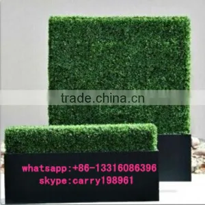 LXY072017 Wedding Decoration Plastic Artificial Boxwood Hedge With Pots thumbnail-1
