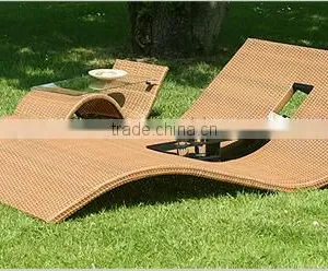 China Evensun Outdoor Furniture Factory Wicker Pool Lounge Chairs thumbnail-2