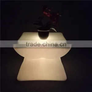 Best Selling Products 5050 RGB LED Glowing Bar Tables LED Poseur Table With 16 Changeable Colors 66*66*50cm thumbnail-1
