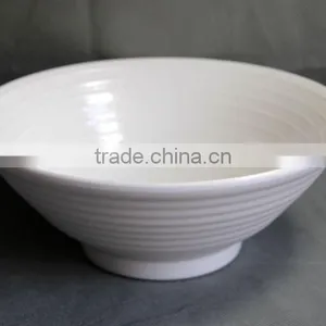 Hotel White Round Melamine Soup Bowl thumbnail-1