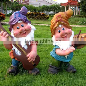 Christmas Garden Statue Decorations Resin Dwarf Cartoon thumbnail-2