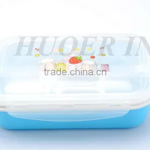 Rectangle Plastic Lock Lunch Box thumbnail-1