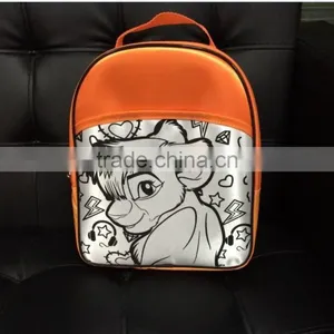 Animation Style DIY Schoolbag Graffiti Bag Children Hand Bag thumbnail-6
