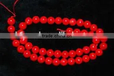 Wholesale 16" 13mm Smooth Round Red Coral Beads Prices thumbnail-1