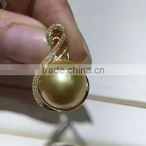 Latest 13-14mm South Sea Pearl Pendant Designs thumbnail-1