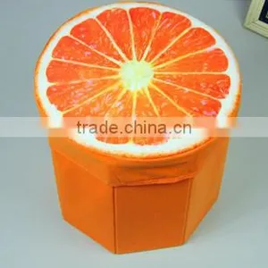 Small Size Cute Lint Folded Fruit Storage Box thumbnail-3