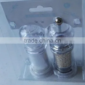 SE-18A-2 Acrylic Pepper Mill 2PCS Set thumbnail-5