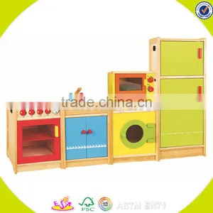 Wholesale Role Play Toy Kitchen Sets Toy Children Wooden Five Sets Kitchen Sets Toy Bring Fun W10D104 thumbnail-1