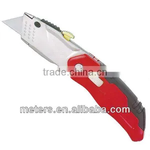 Industrial Auto Load Auto Retractable Folding Utility Knife thumbnail-1