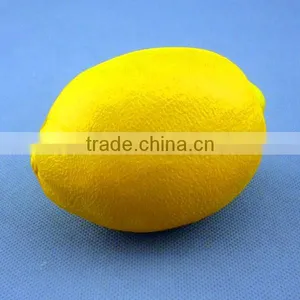 pu Promotional Cheap Fruit Gifts Lemon Shape Stress Ball thumbnail-1