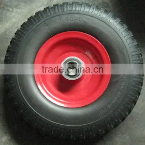 2.50-4 PU Foam Wheel+spoke for Hand Trolley Hand Truck thumbnail-1