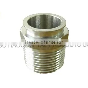 SS304 / SS316 Stainless Steel Screw NPT Metric Thread Fittings thumbnail-1