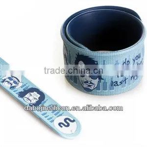 Make Silicone Rubber Slap Band Wide Slap Bracelet thumbnail-1