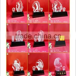 Cheap High Quality Crystal Golf Trophy Gift thumbnail-1
