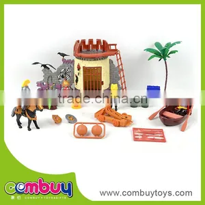 Funny Roman Play Good Quailty Set Small Plastic Castle Playhouse thumbnail-1